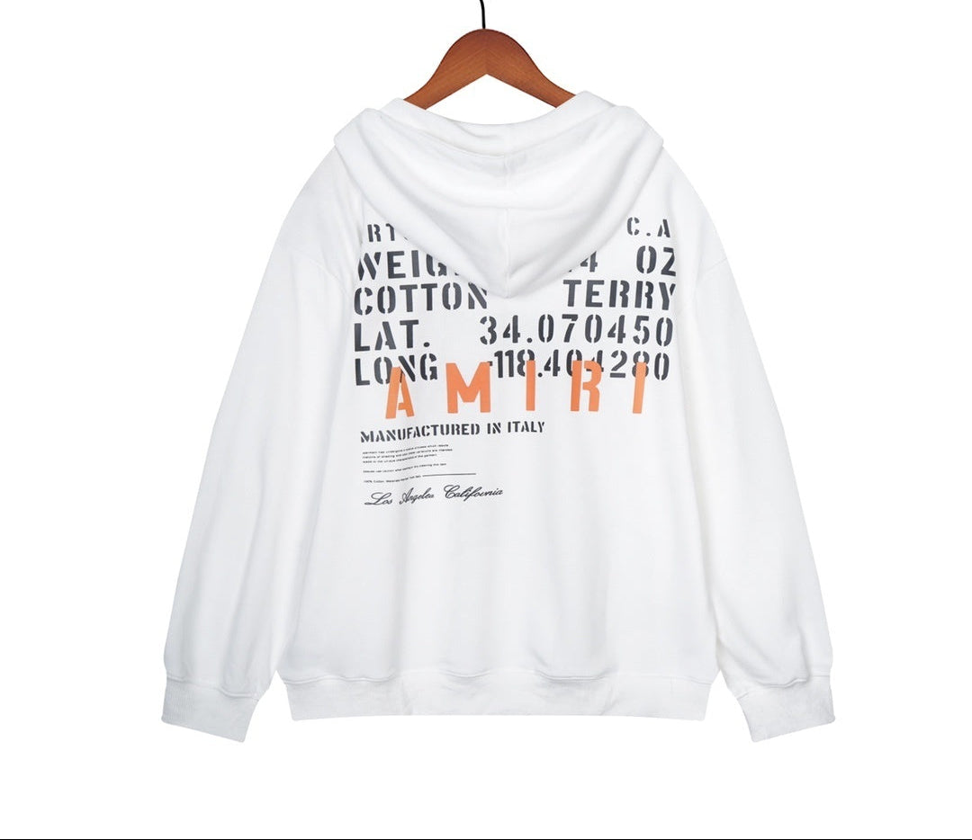 Amiri Military Specs Hoodie "White"