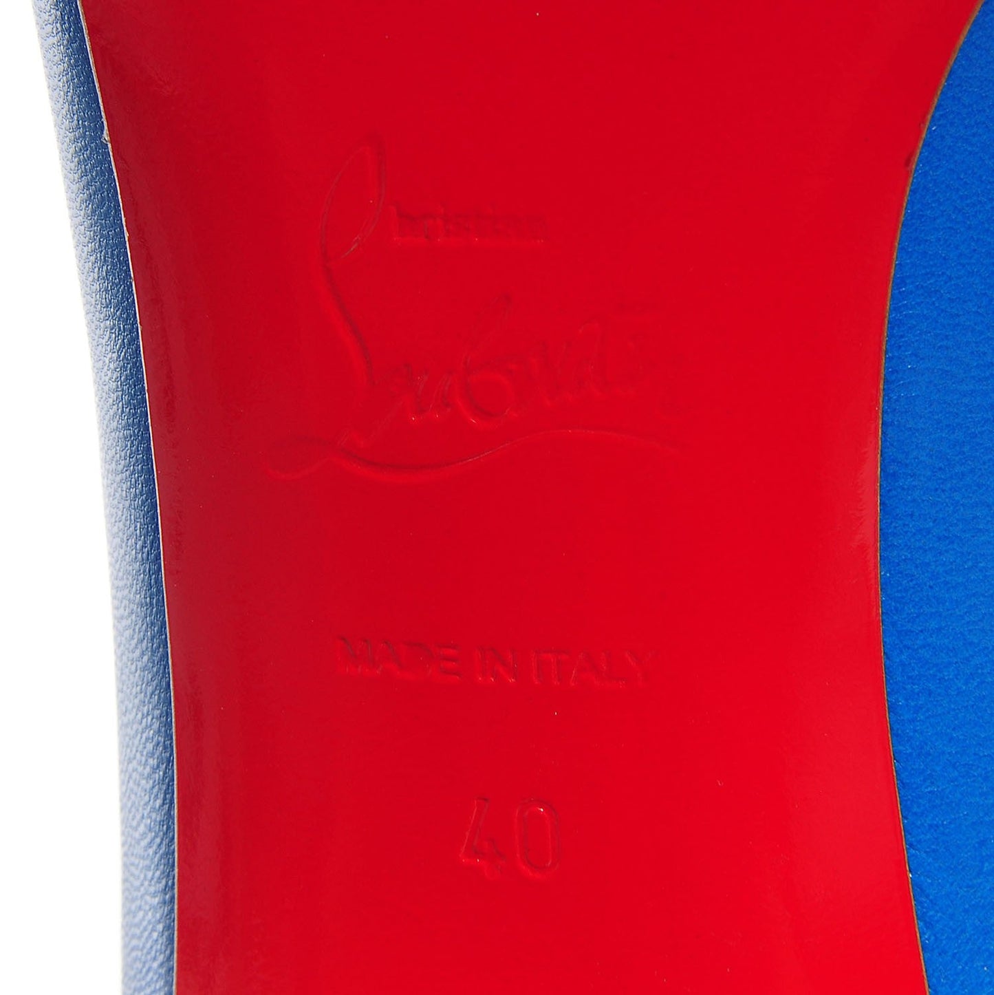 Christian Louboutin Kate 100mm Pumps "Blue