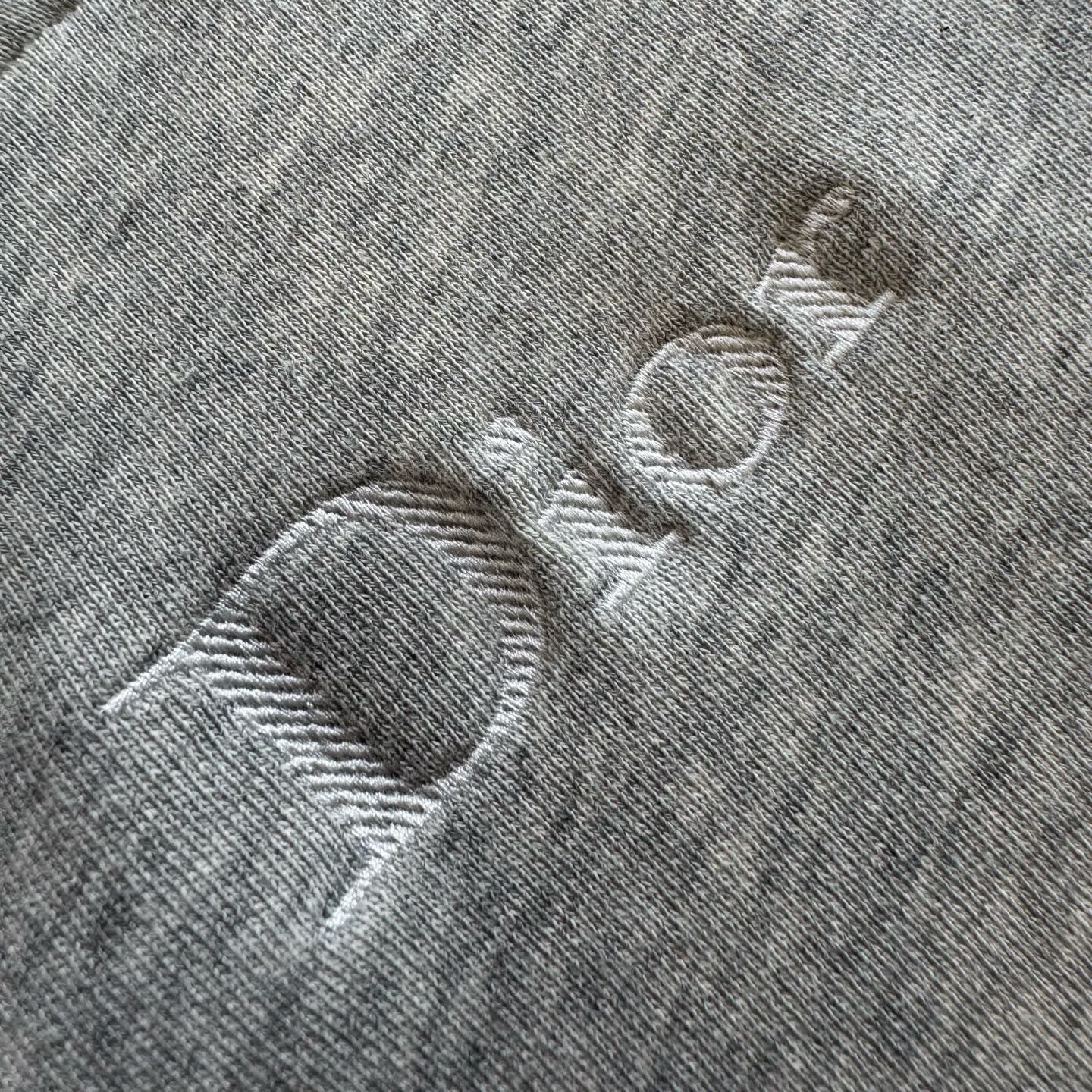Dior Zip-neck Sweatshirt "Grey Cotton Fleece"