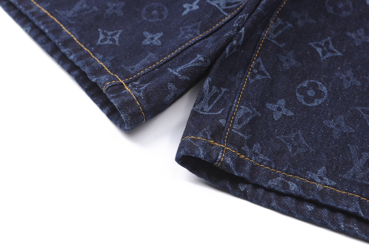 Louis Vuitton Monogram Denim Shorts