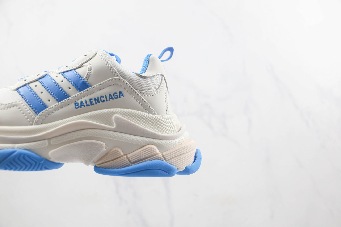 Balenciaga x Adidas Triple S "White-Blue"
