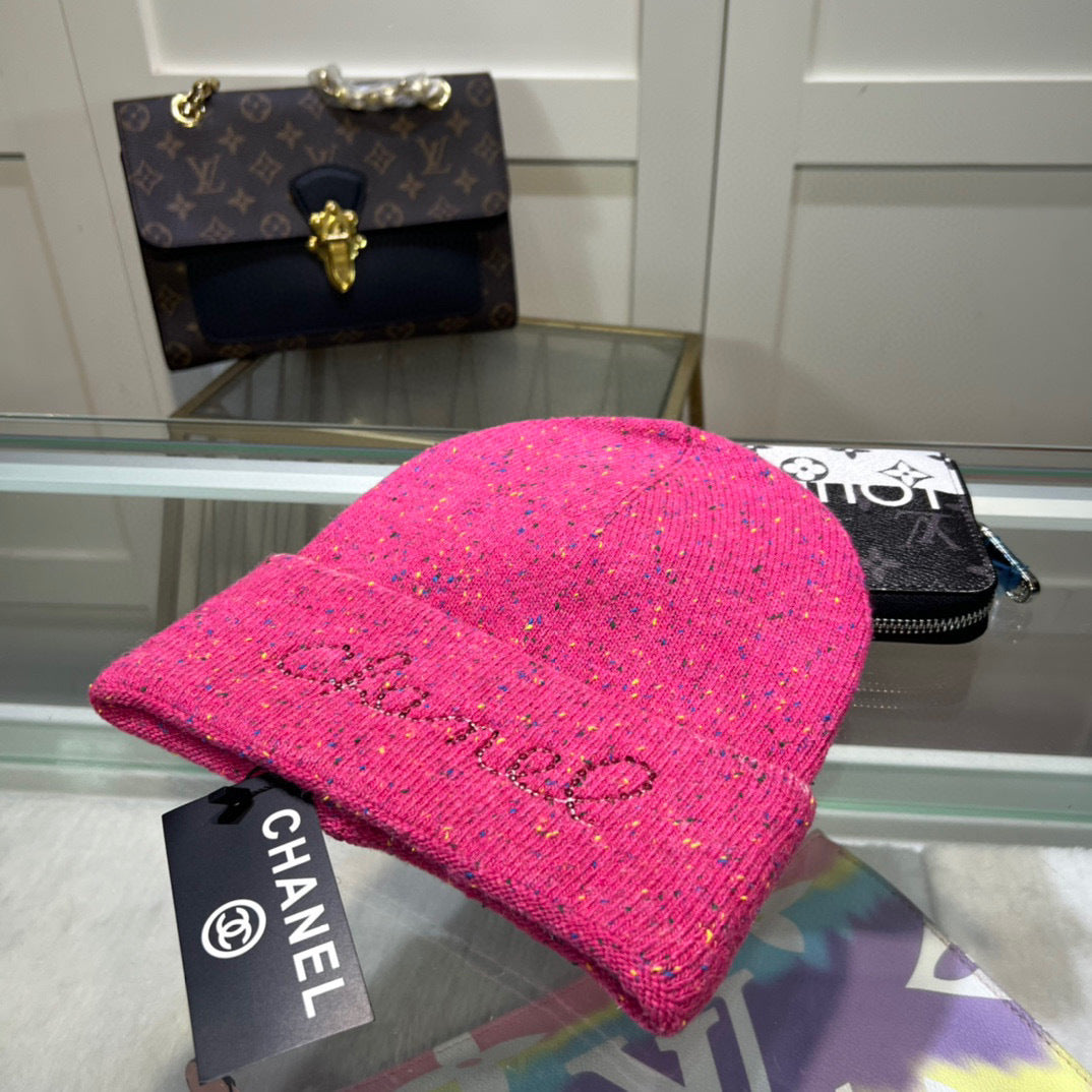 Chanel Wool Beanie "Pink"