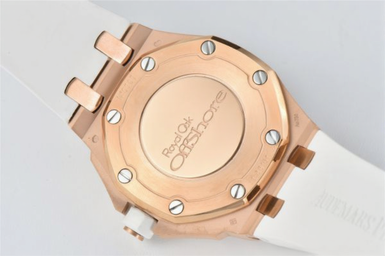 Audemars Piguet Royal Oak Offshore 37mm Rose Gold White Dial