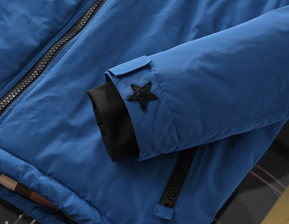 Burberry Windbreaker Down Jacket "Blue"