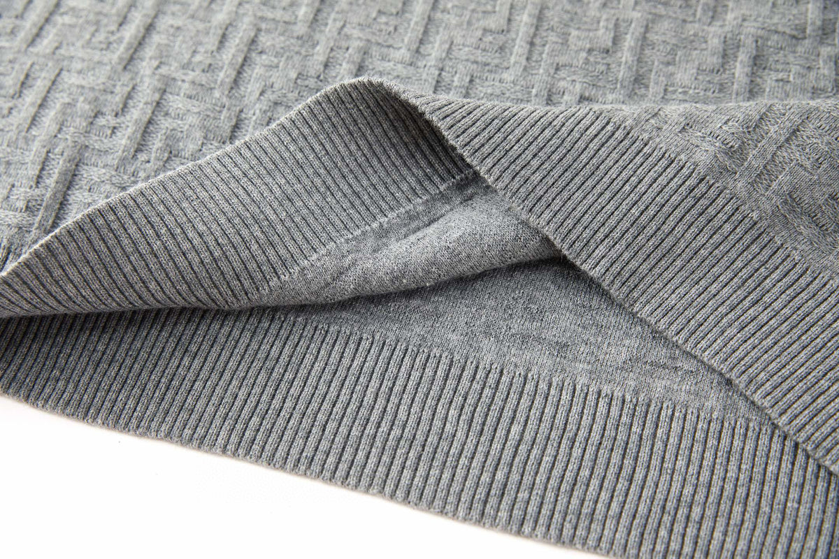 Fendi FF Cotton Tricot Polo Shirt "Gray"