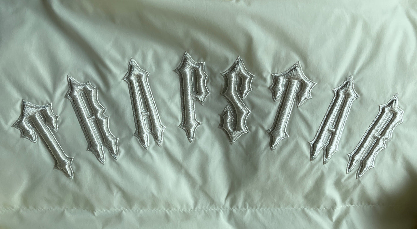 Trapstar Short Irongate Down Jacket "Cream"