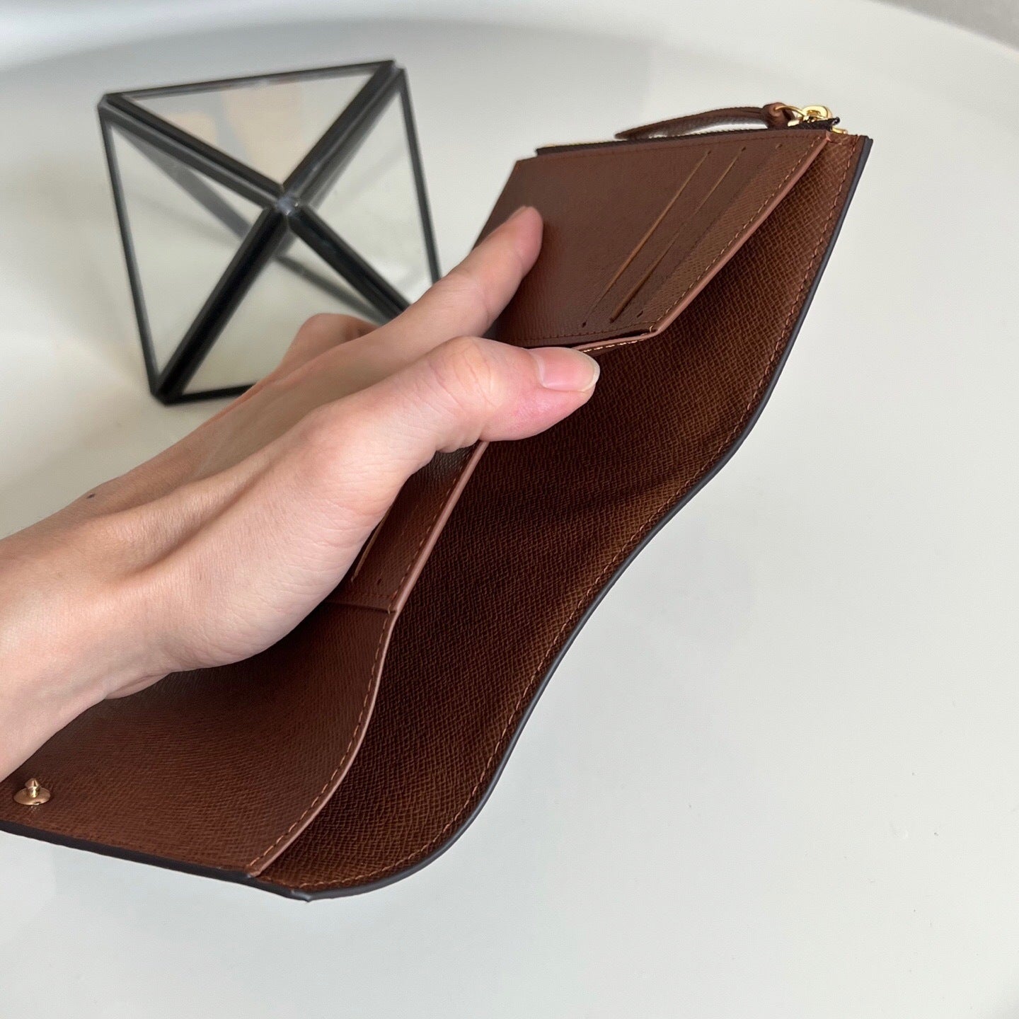 Louis Vuitton Victorine Wallet "Monogram Eclipse Canvas"