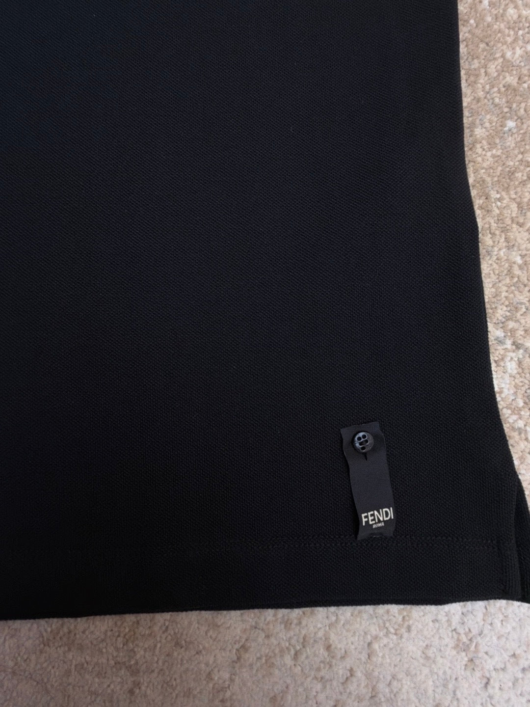 Fendi Polo T-Shirt "Black"