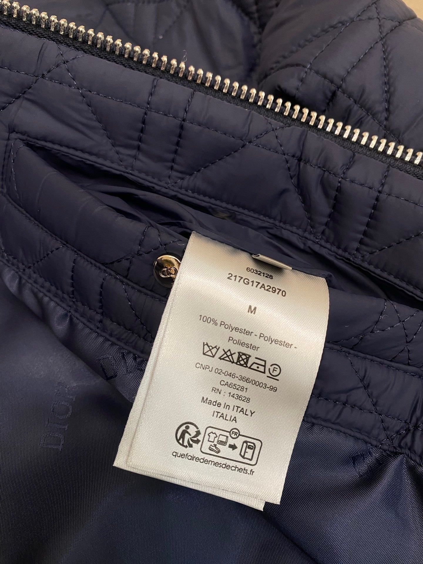 Dior Oblique Jacket "Navy Blue"