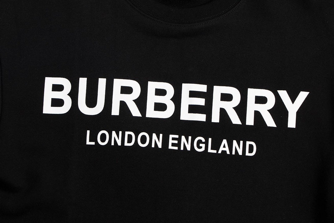 Burberry Logo Print Sweatshirt "Black"