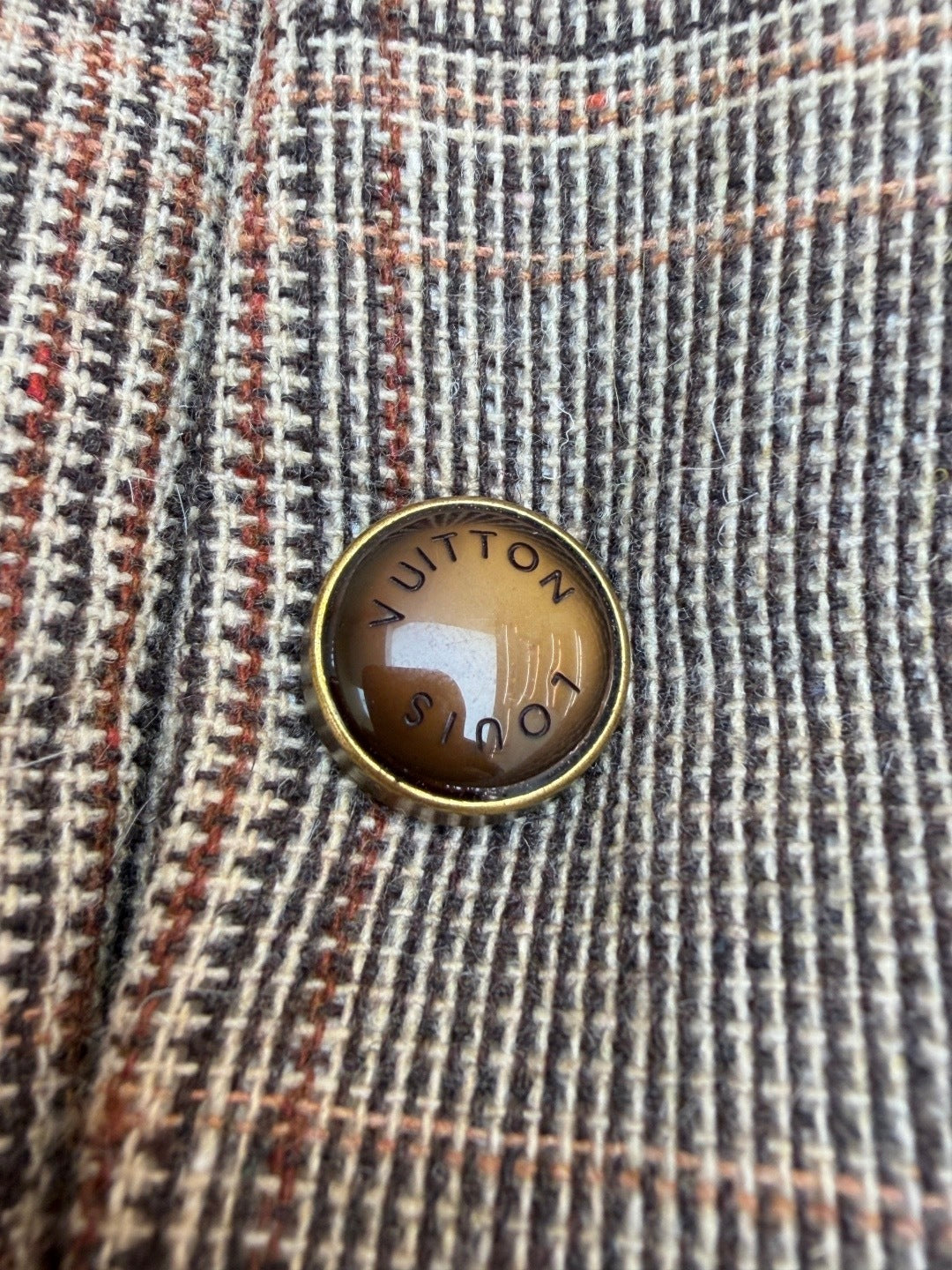 Louis Vuitton Tweed Down Blouson "Dark Caramel"