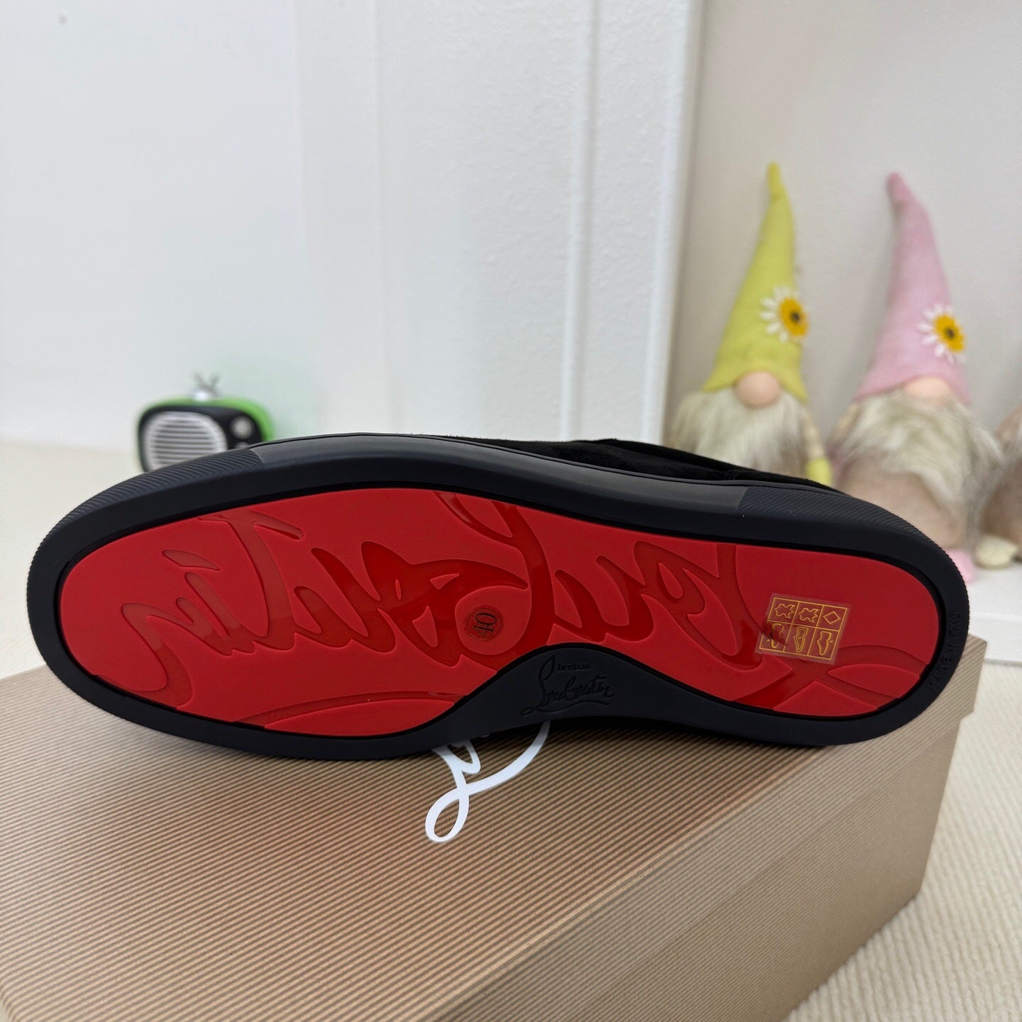 Chrisitan Louboutin Louis Junior Veau Velours "Black"