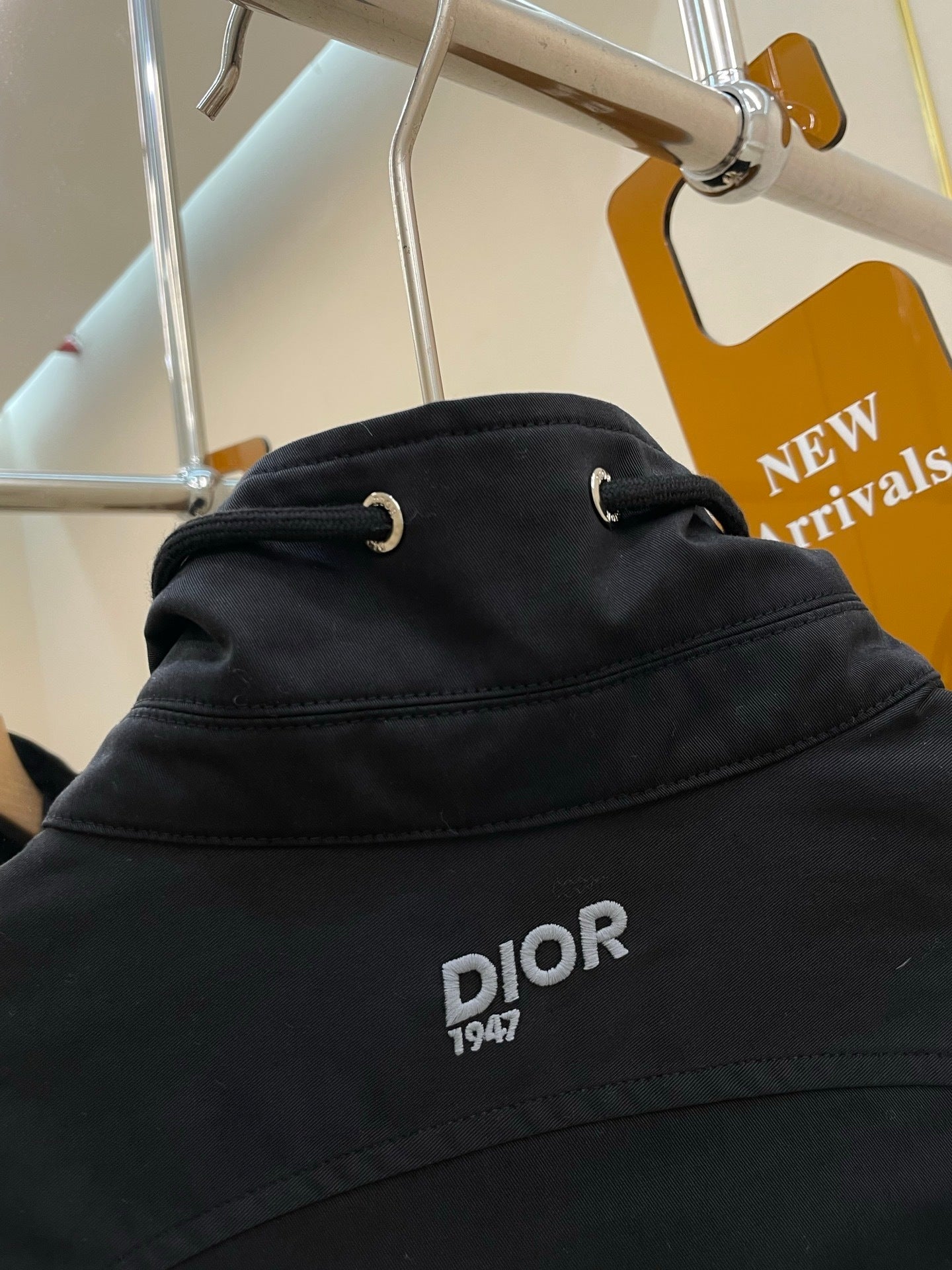 Dior Mountain Pullover Overshirt "Black Blended Cotton Twill"