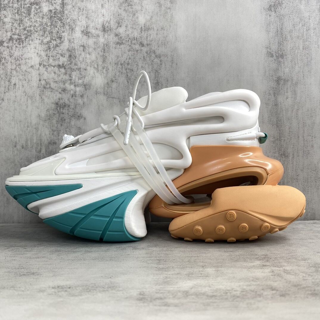 Balmain Unicorn "White-Turquoise"