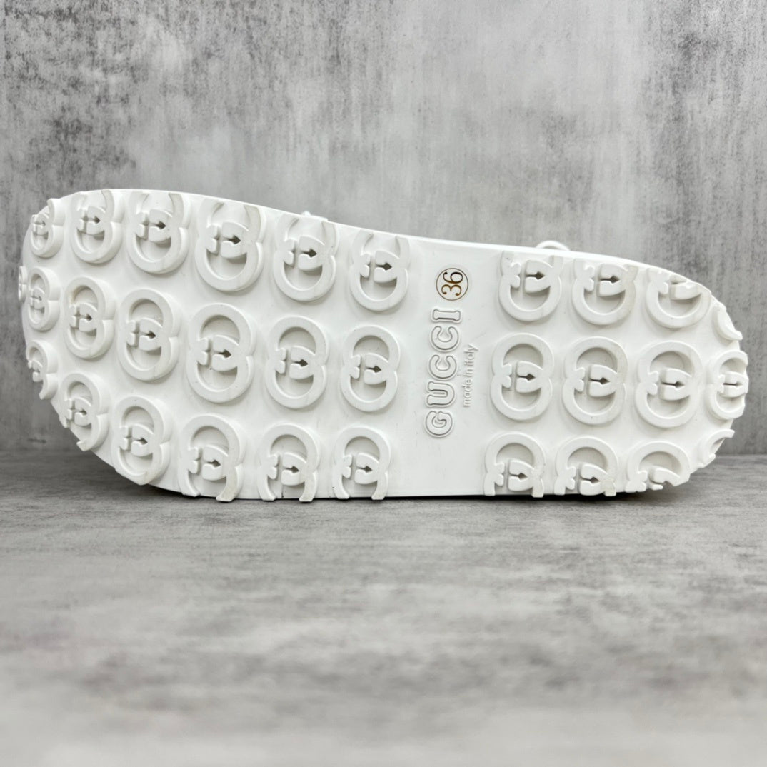 Gucci Horsebit Sandals "White"