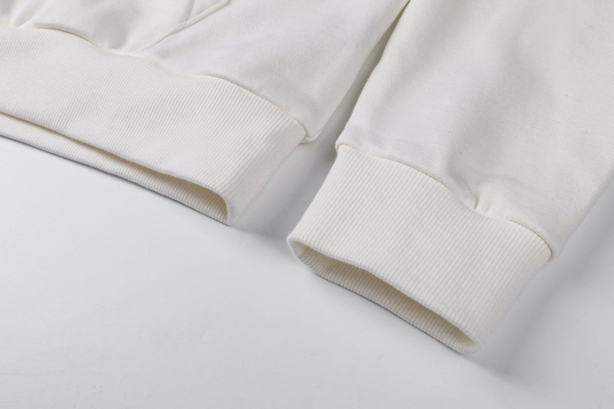Louis Vuitton LV Embossed Cotton Hoodie "Milk White"