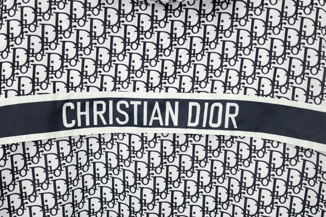 Dior Monogram Windbreaker Jacket "White-Black"