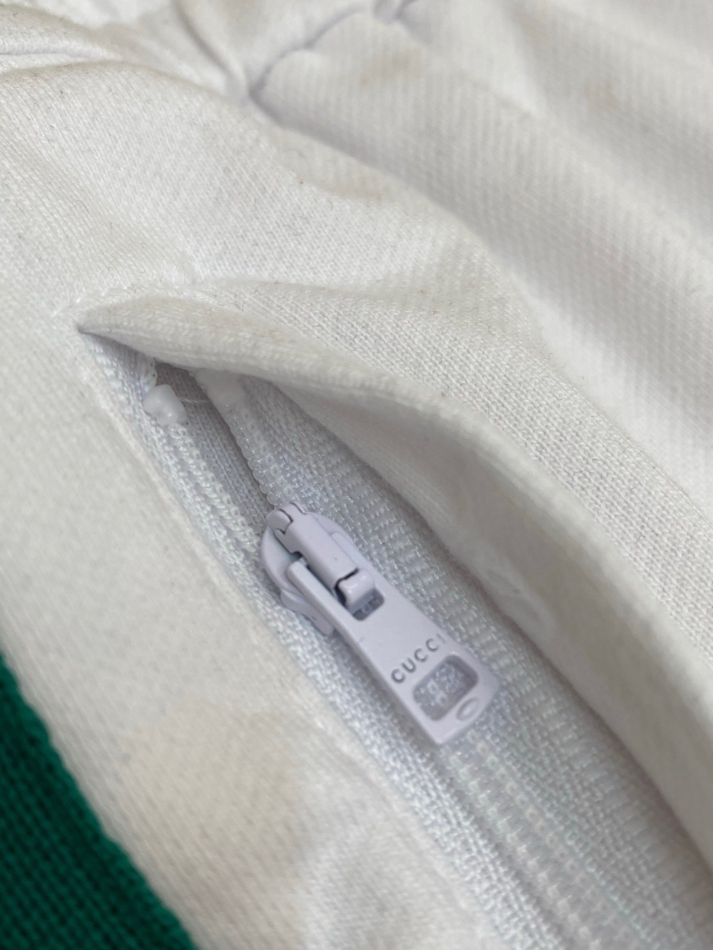 Gucci Cotton Piquet Shorts with Web "White"