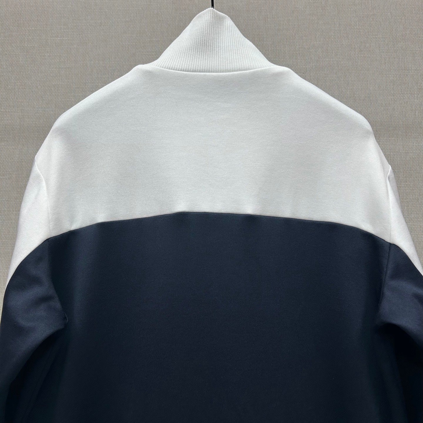 Gucci Technical Jersey Zip Jacket "Navy-White"