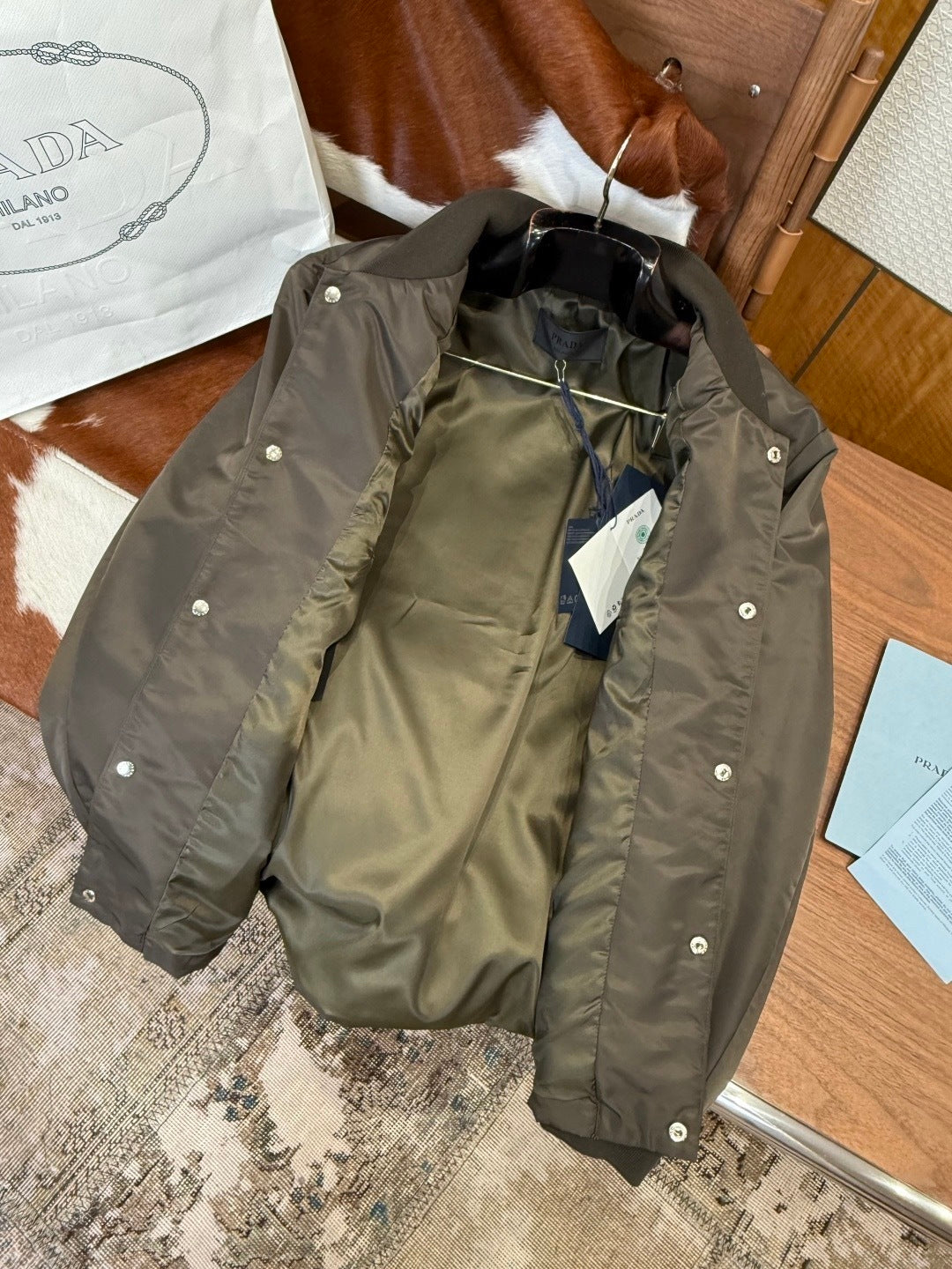 Prada Bomber Jacket "Olive"