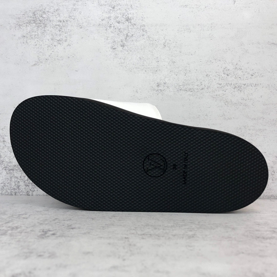 Louis Vuitton Slides "White-Black"