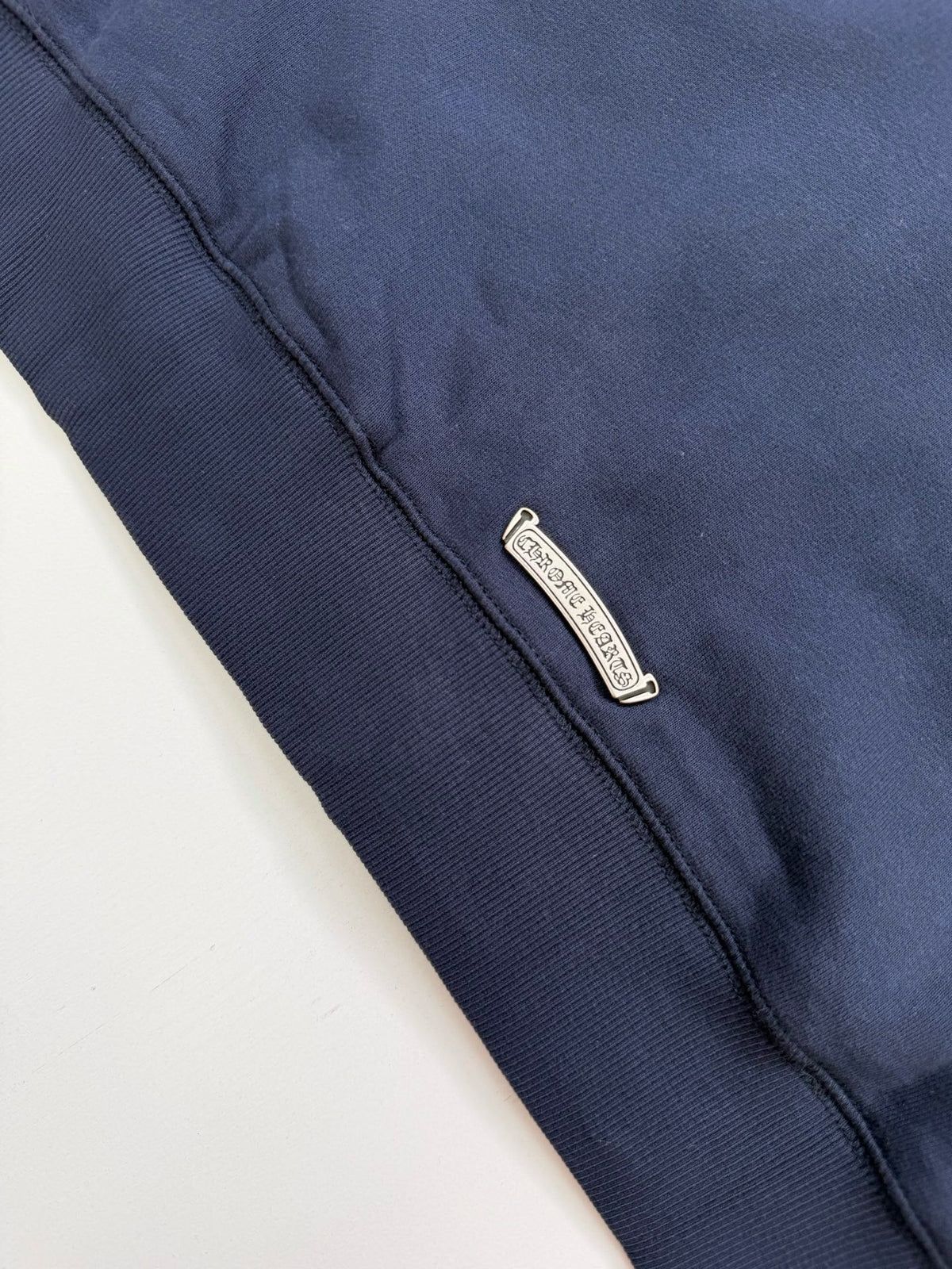 Chrome Hearts Paper Jam Triple Cross Zip Hoodie "Navy"