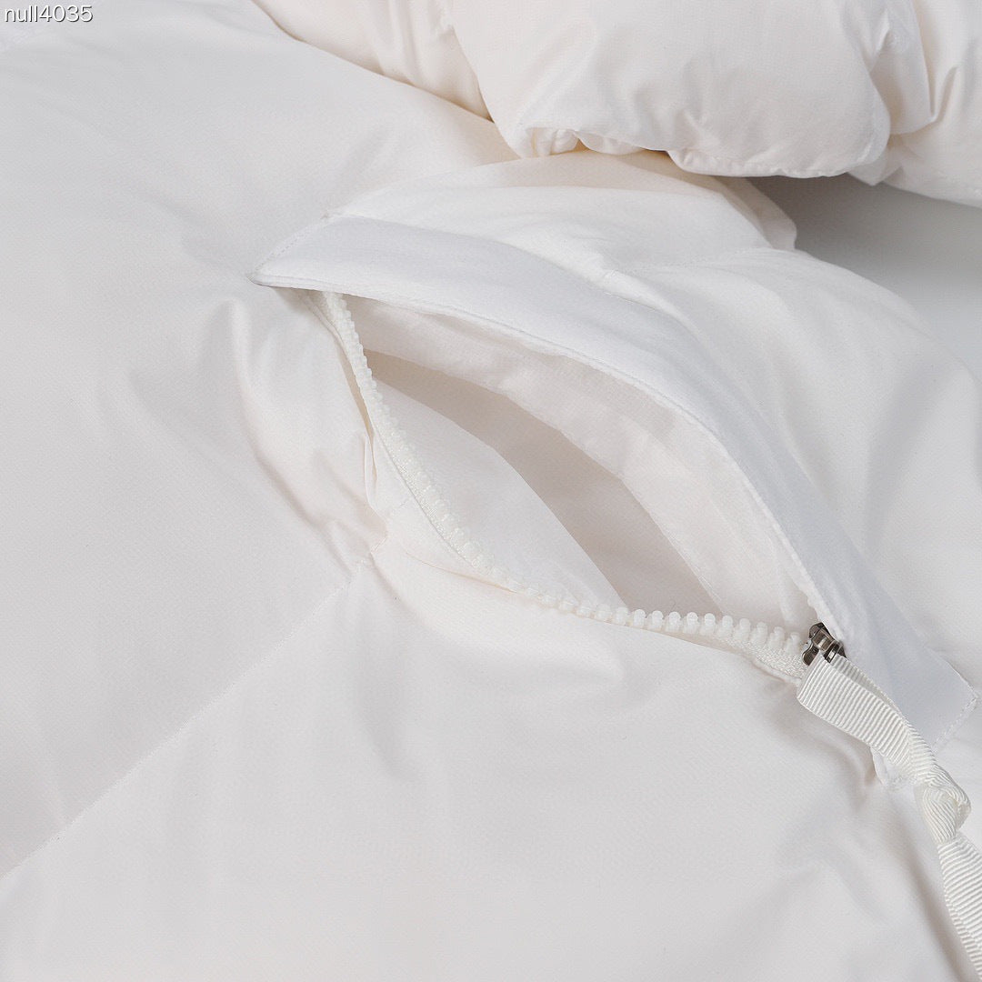 The North Face Nuptse Short Down Jacket "White"