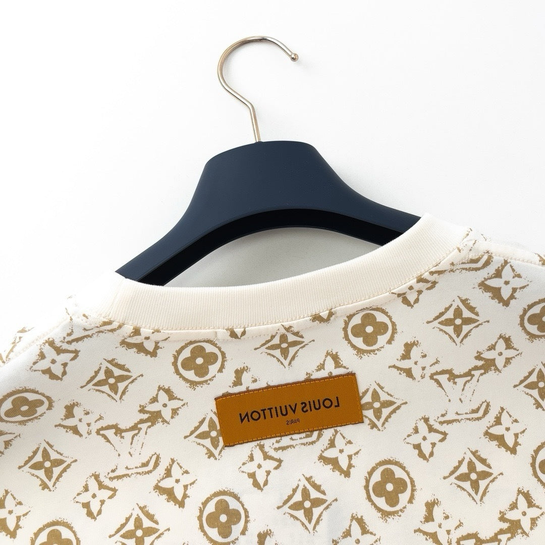 Louis Vuitton Monogram T-Shirt "White-Beige"