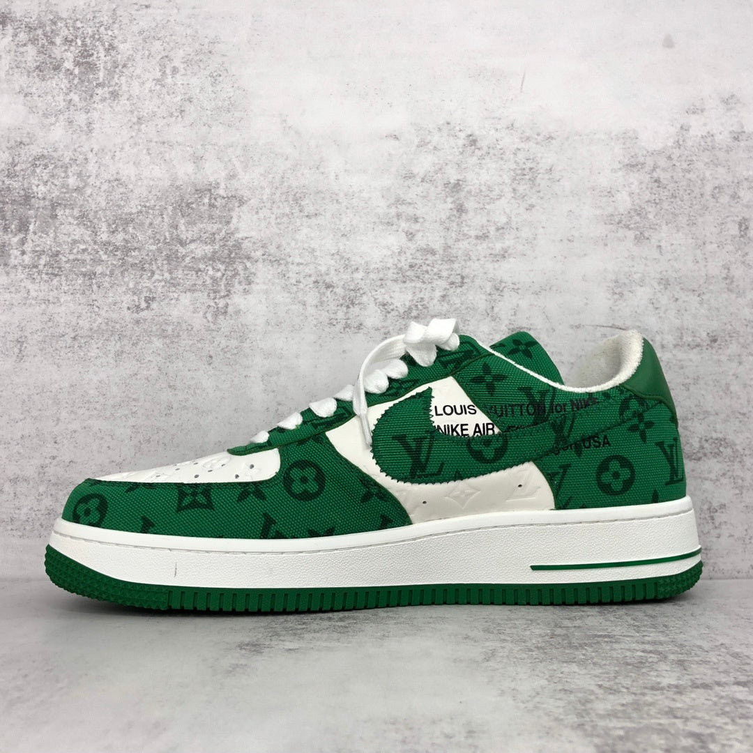 Louis Vuitton x Nike Air Force 1 "Green-White"