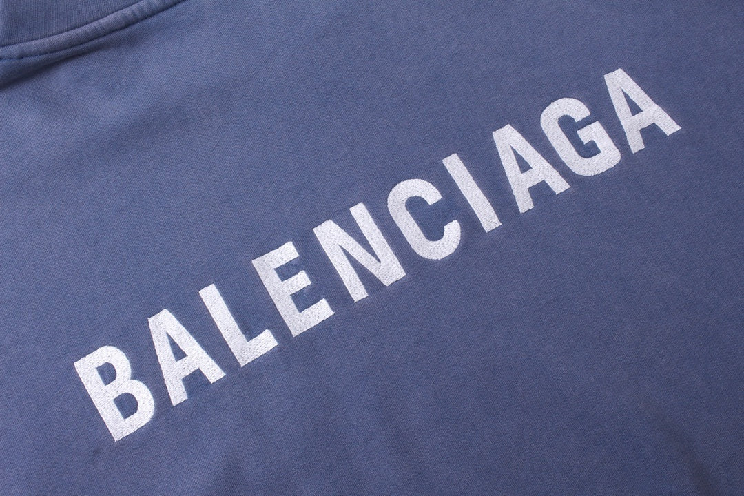 Balenciaga Hoodie "Blue-White"