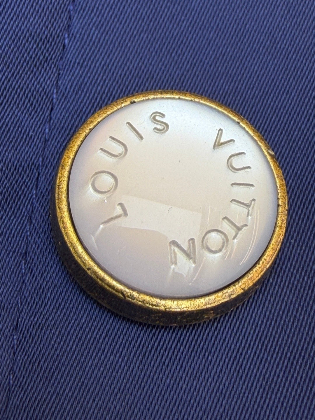 Louis Vuitton Embroidered Souvenir Jacket "Navy Blue"
