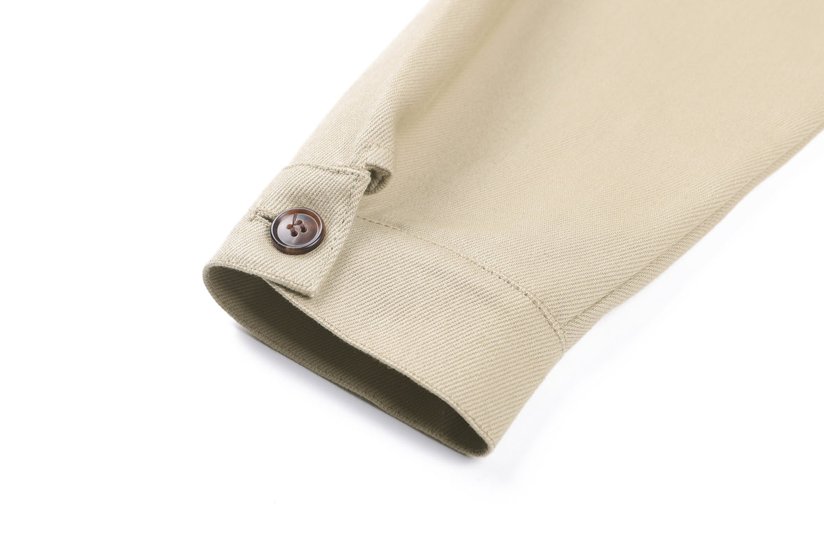Prada Denim Blouson Jacket "Sand"