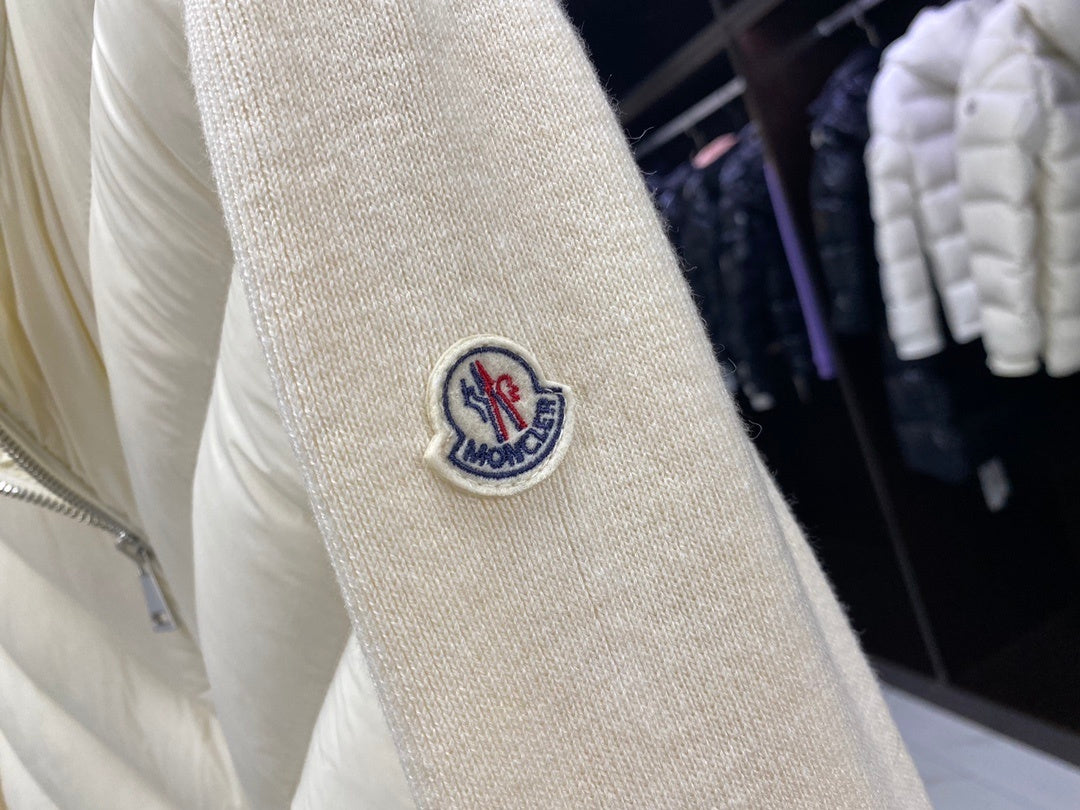 Moncler Hybrid Down Top "White"
