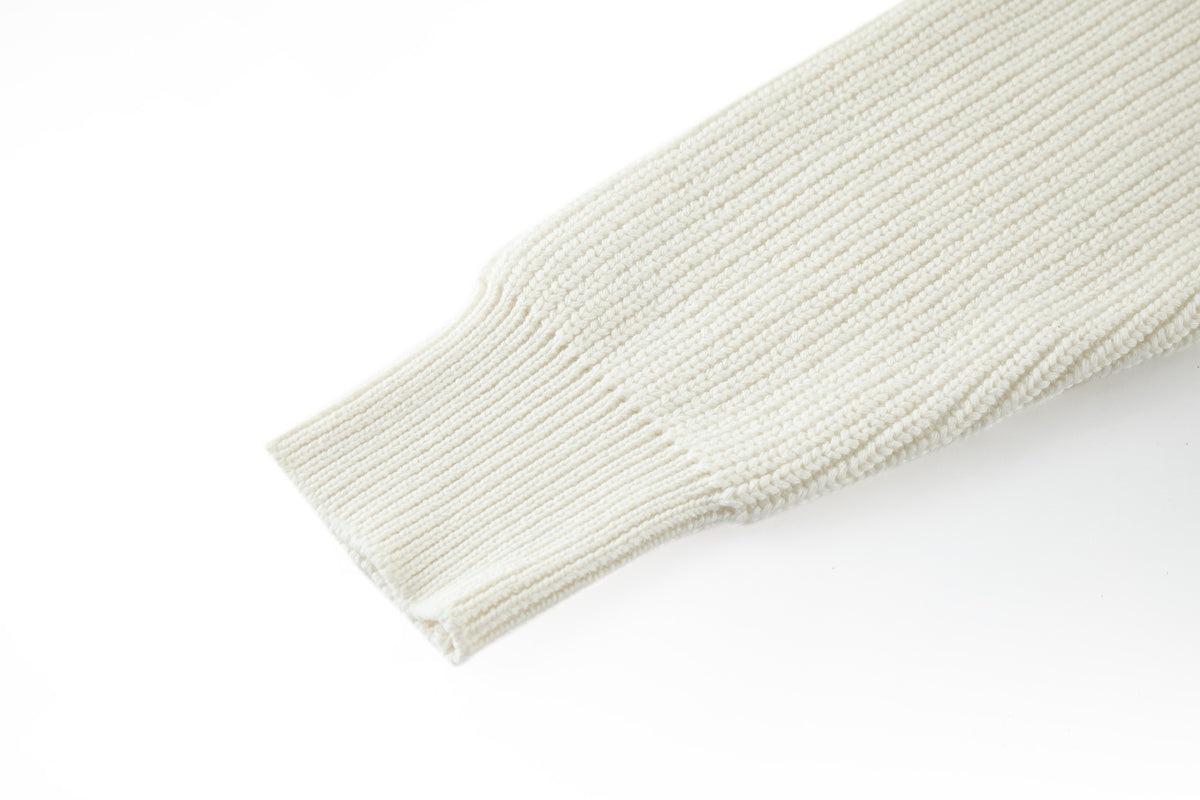 Louis Vuitton Embroidered Signature Cashmere Crewneck "Milky White"