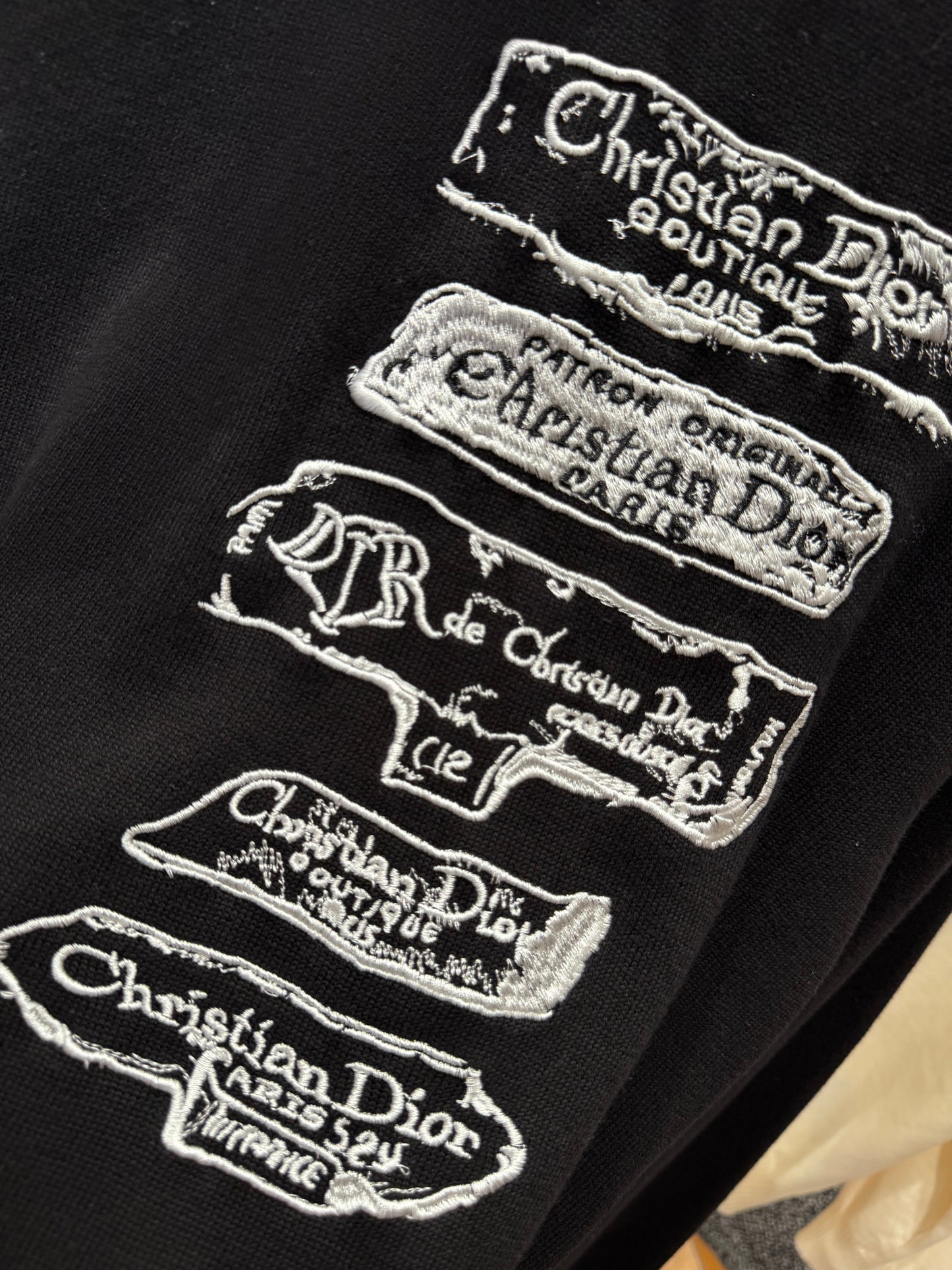Dior Archives Labels Sweater "Black"