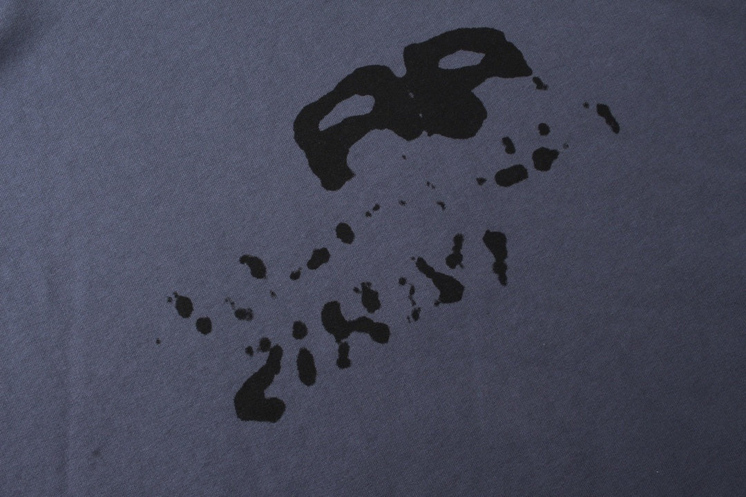 Balenciaga Hoodie "Blue-Black"