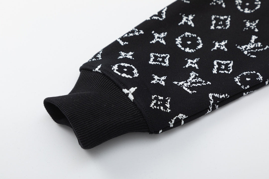 Louis Vuitton Gradient Monogram Sweatshirt "Black-White"