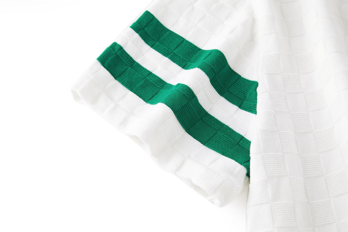 Louis Vuitton Damier Terry Tennis T-Shirt "Milky White"