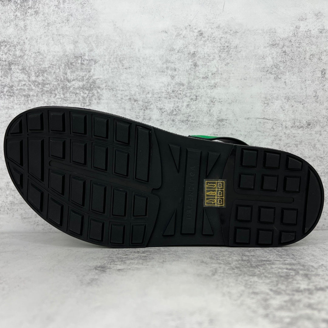 Balenciaga Sandals "Black-Green"