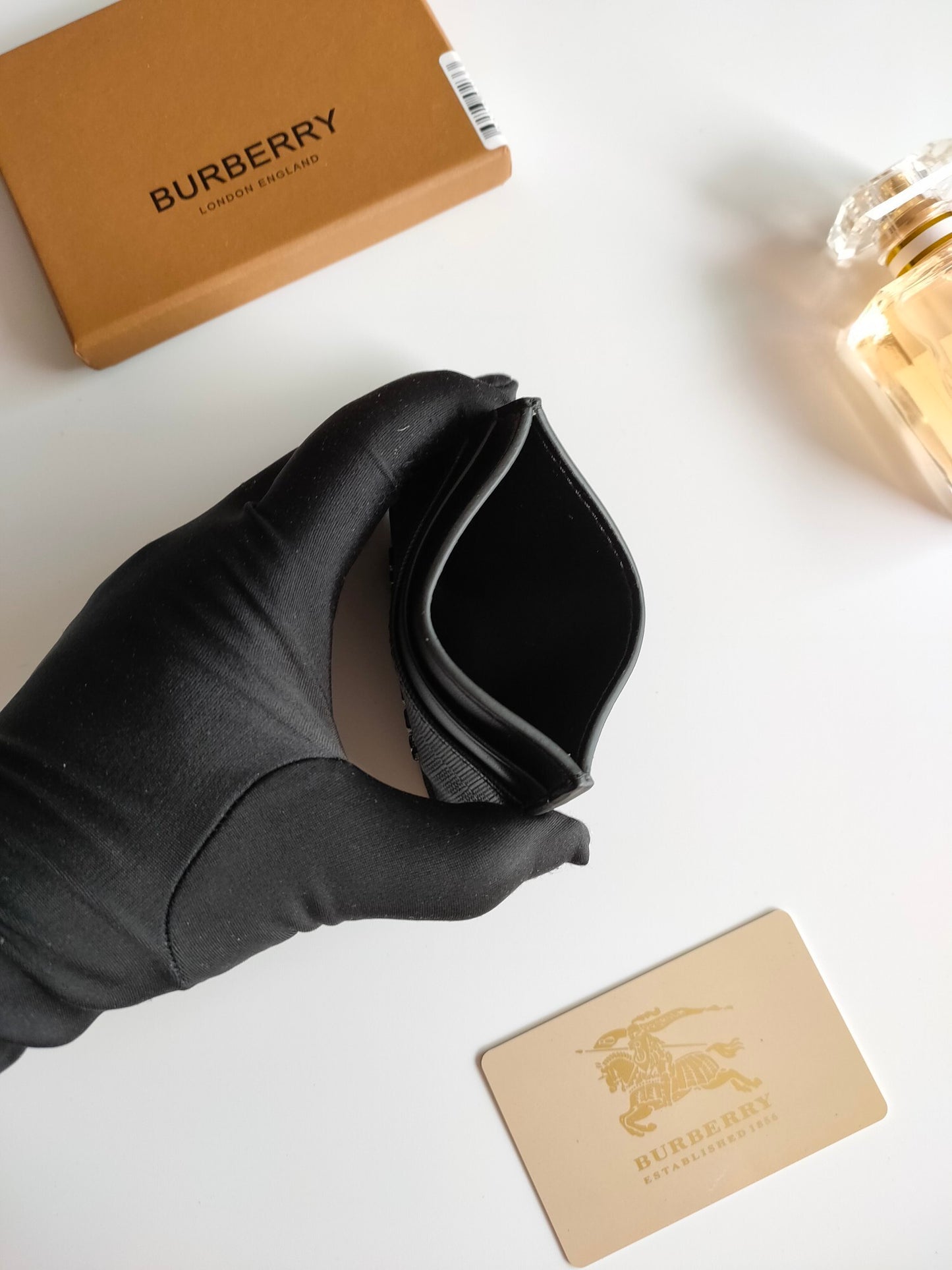 Burberry Check Card Case