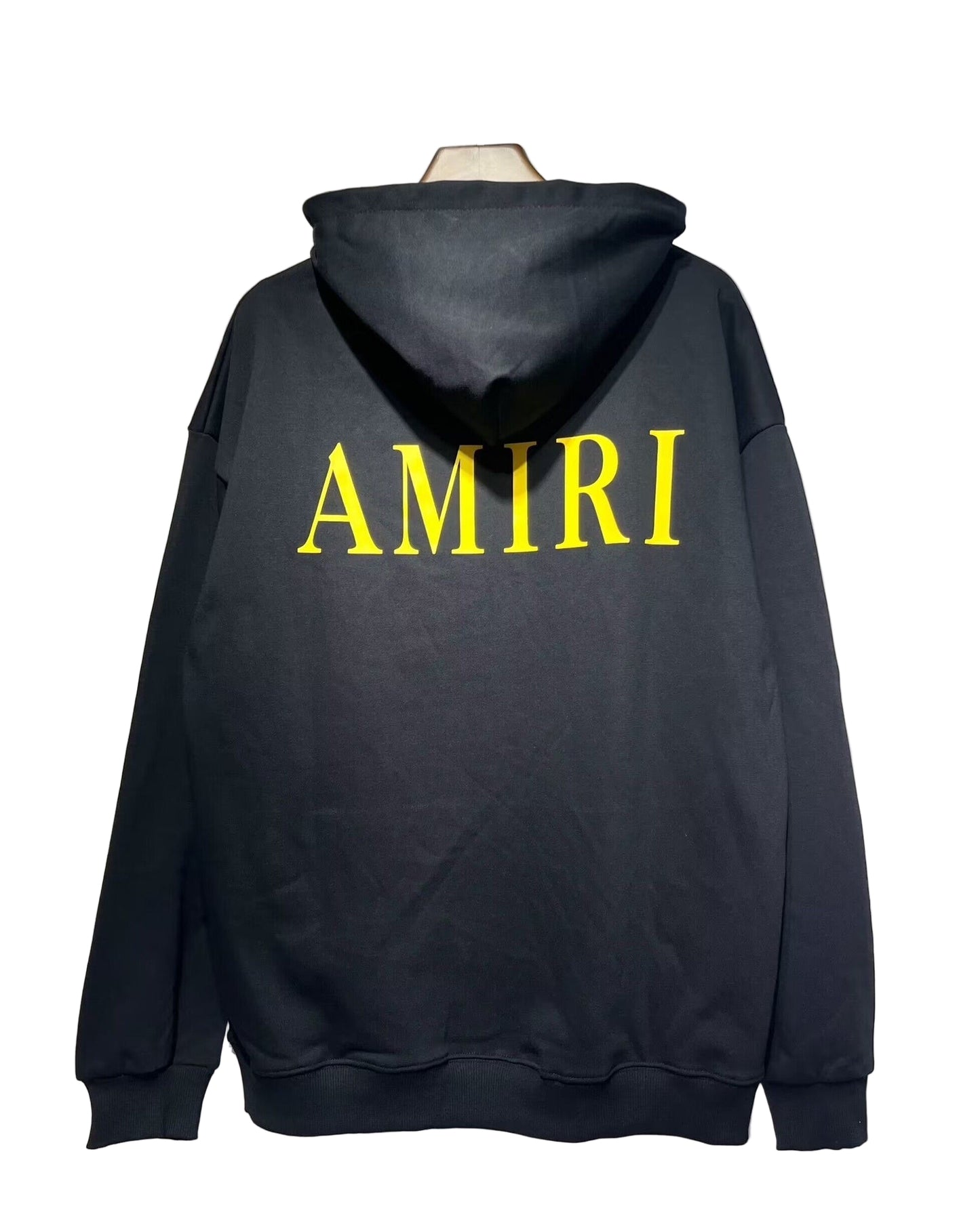 Amiri MA Logo Hoodie "Black-Yellow"