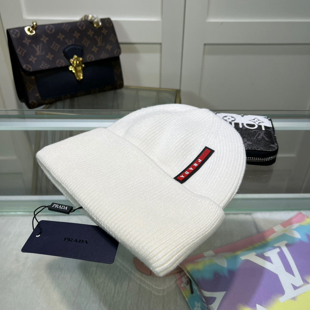 Prada Wool Beanie "White"