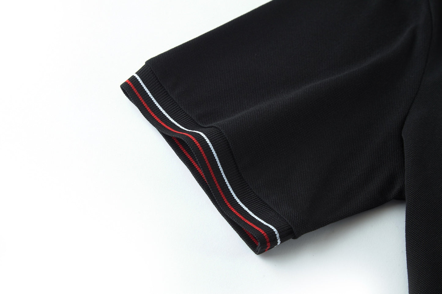 Prada Pique Polo T-Shirt "Black"
