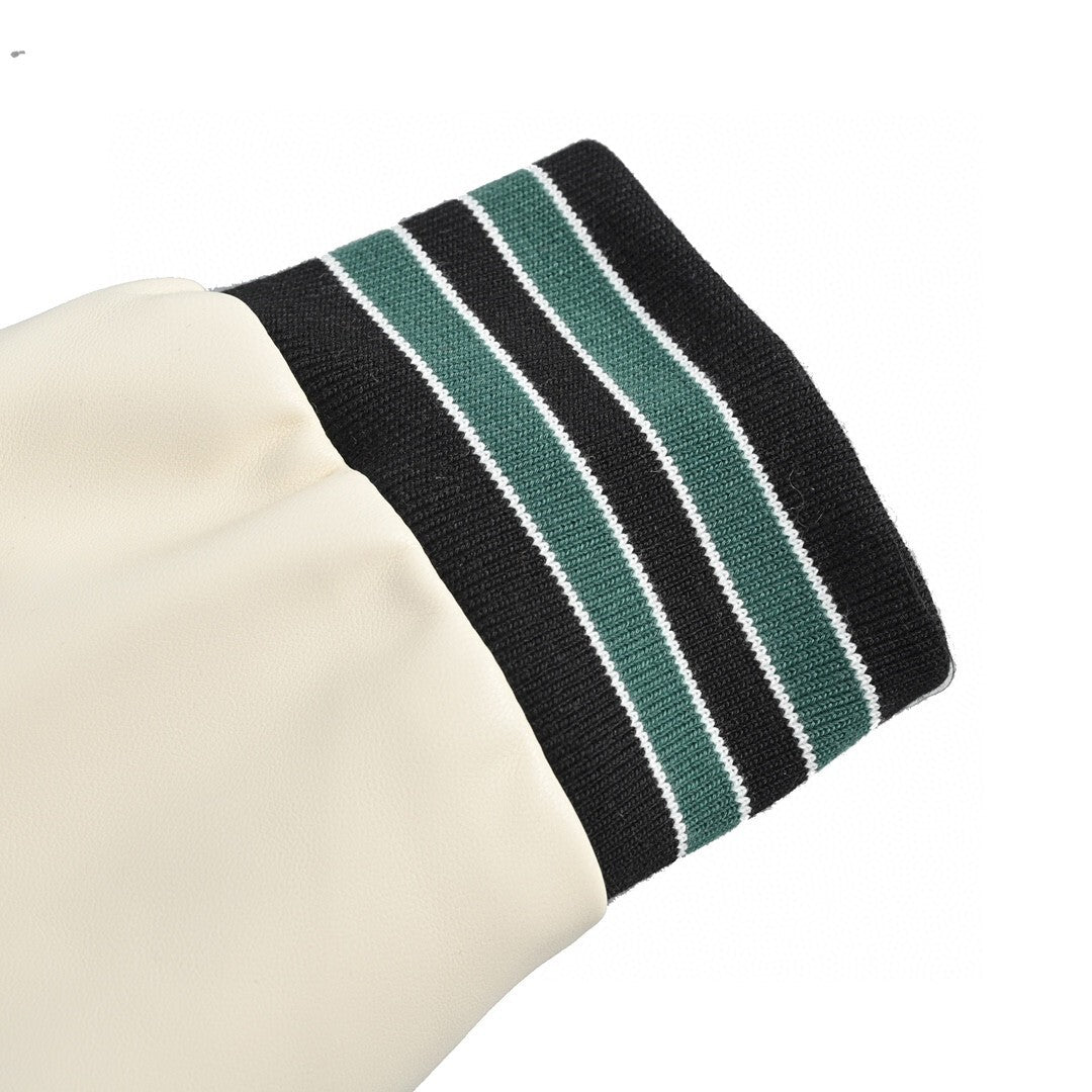 Celine Varsity Jacket "Green-White"