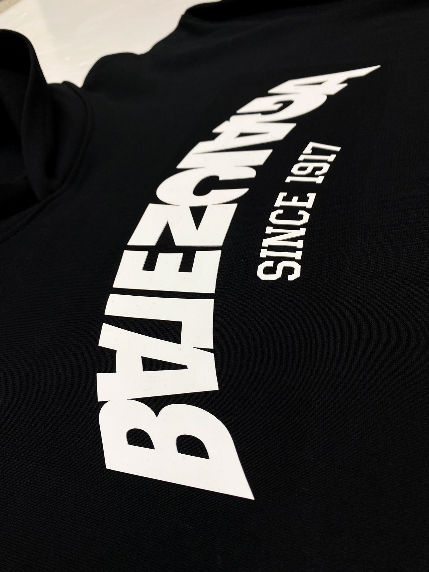 Balenciaga Round Backflip Hoodie "Black-White"