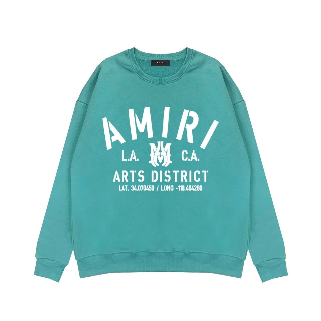 Amiri Arts District Sweatshirt "Cyan-White"
