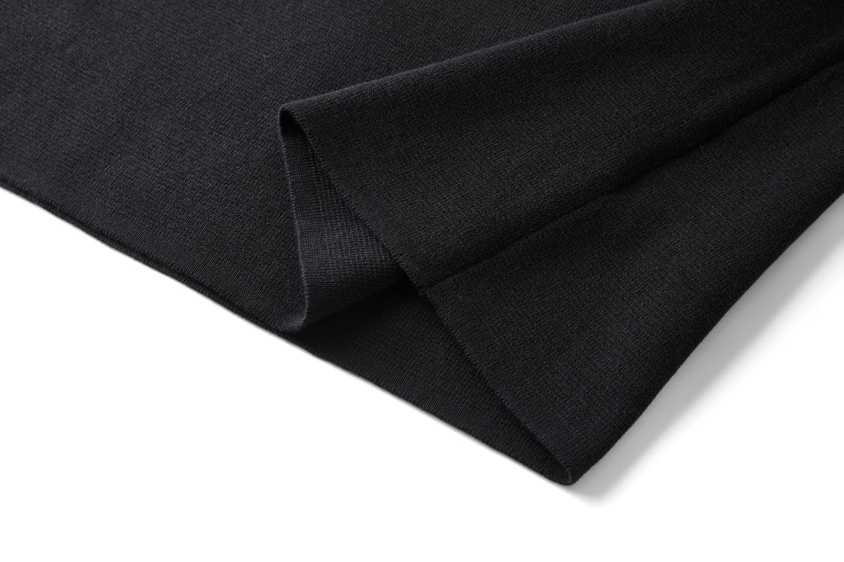 Gucci Knit Cotton T-shirt with Embroidery "Black"