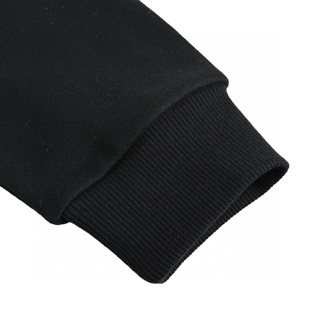 Burberry Zip-Up Rabbit Logo Print Hoodie "Black"