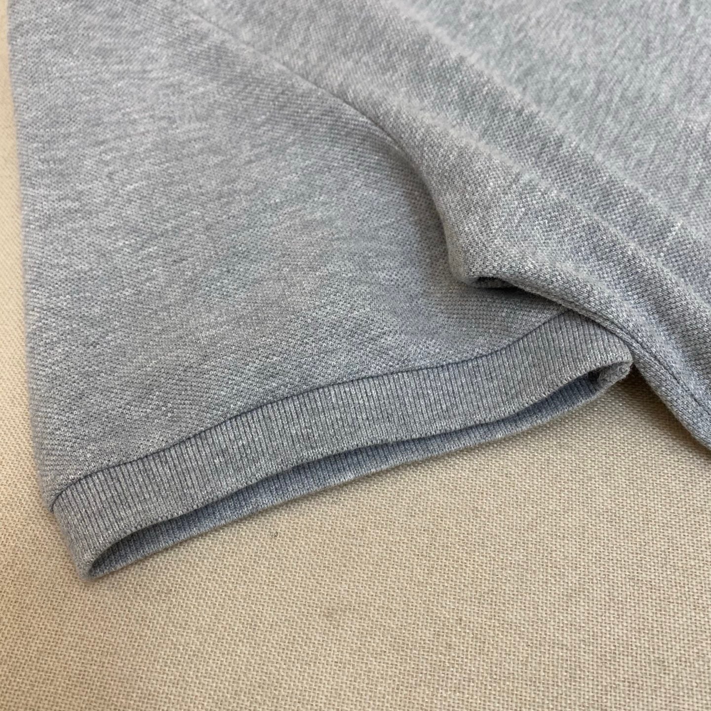 Moncler Logo Patch Cotton Polo T-Shirt "Grey"