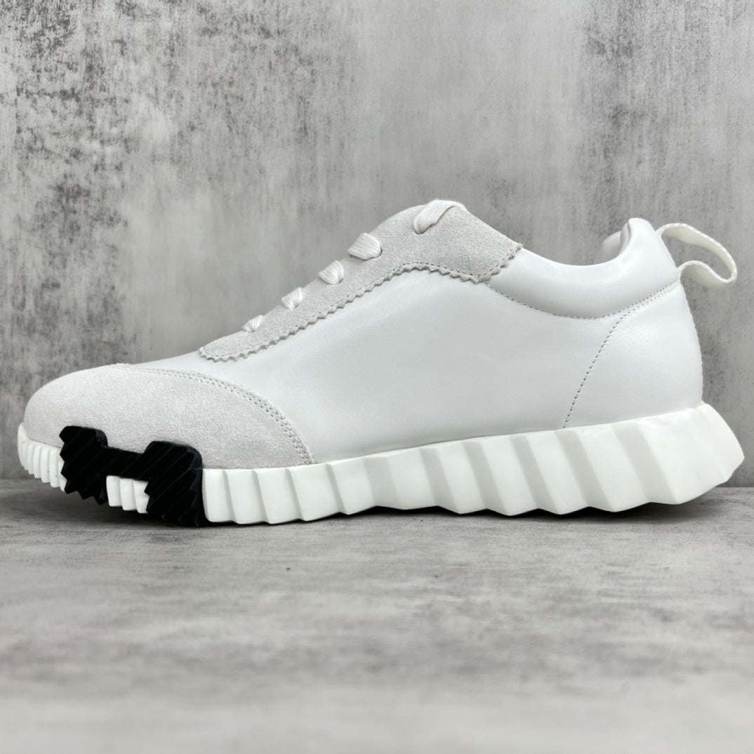 Hermes Bouncing Sneakers "White-Grey-Brown"